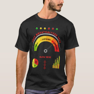 Adult Halloween Costume Breathalyzer Mens Hallowee T-Shirt