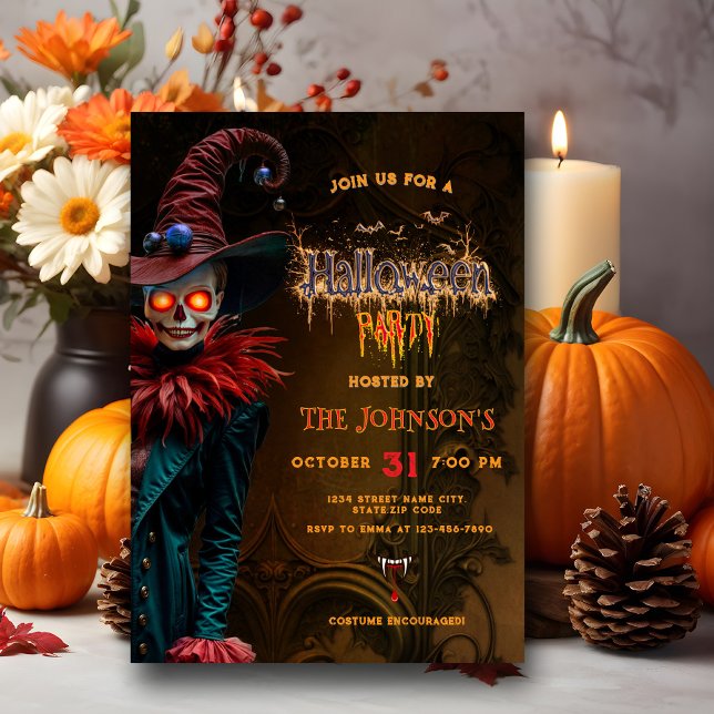 Adult Halloween Costume Party Invitation (Creator Uploaded)