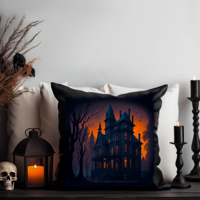 Adult Halloween Haunted Mansion House Cushion (Creator Uploaded)