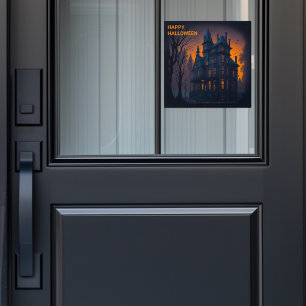 Adult Halloween Haunted Mansion Party Window Cling