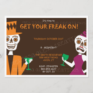 Adult Halloween Invitation
