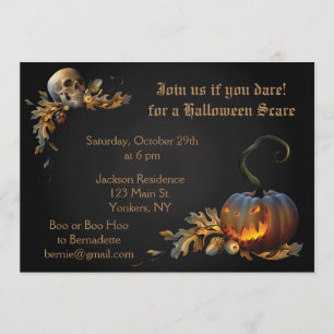 Adult Halloween Party Invitation