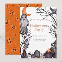 Adult Halloween Party Invitation