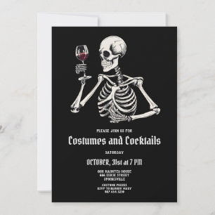 Adult Halloween Party Invitation Template