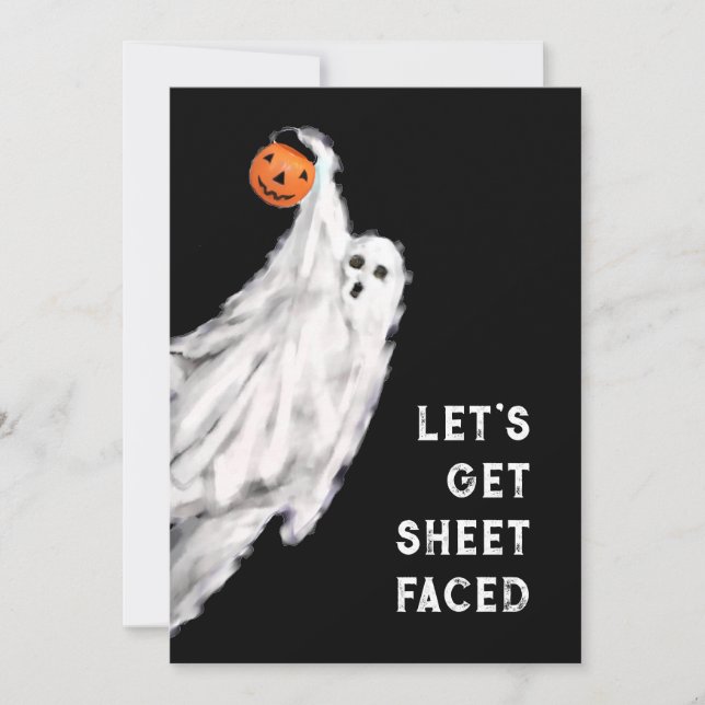Adult Halloween Party Invitations (Front)
