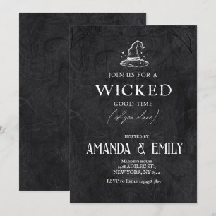 Adult Halloween Party Night Halloween  Invitation