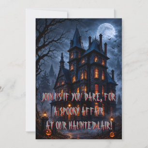 Adult Haunted Mansion Halloween Party Invitation