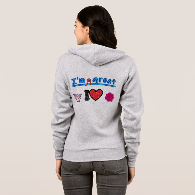 Adult hoodie (Back Full)