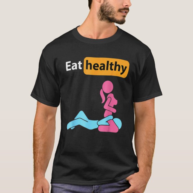 Adult Humor Eating Healthy Valentine's Day Women M T-Shirt (Front)