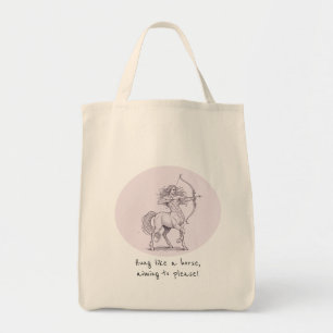 Adult Humor Hung Sagittarius Centaur Tote Bag