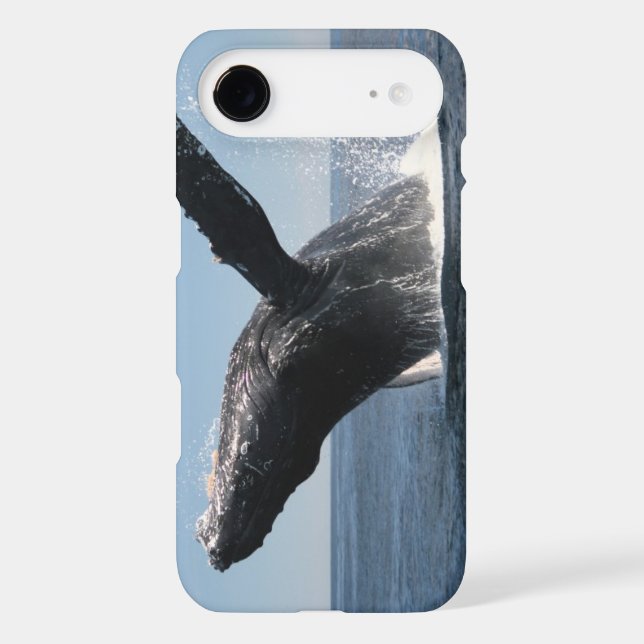 Adult Humpback Whale Breaching Case-Mate iPhone Case (Back)