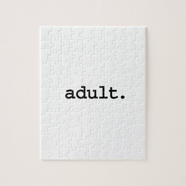 adult. jigsaw puzzle (Vertical)