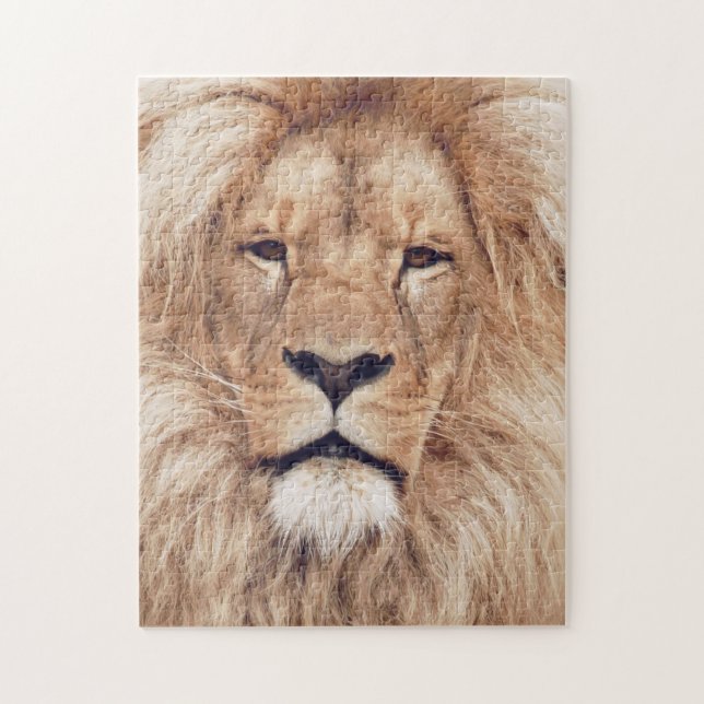 Adult Male Lion King of Africa Jigsaw Puzzle (Vertical)