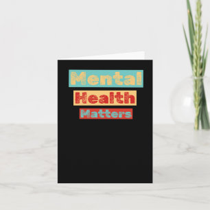 Adult Mental Health S Colourful Design Sticker Card