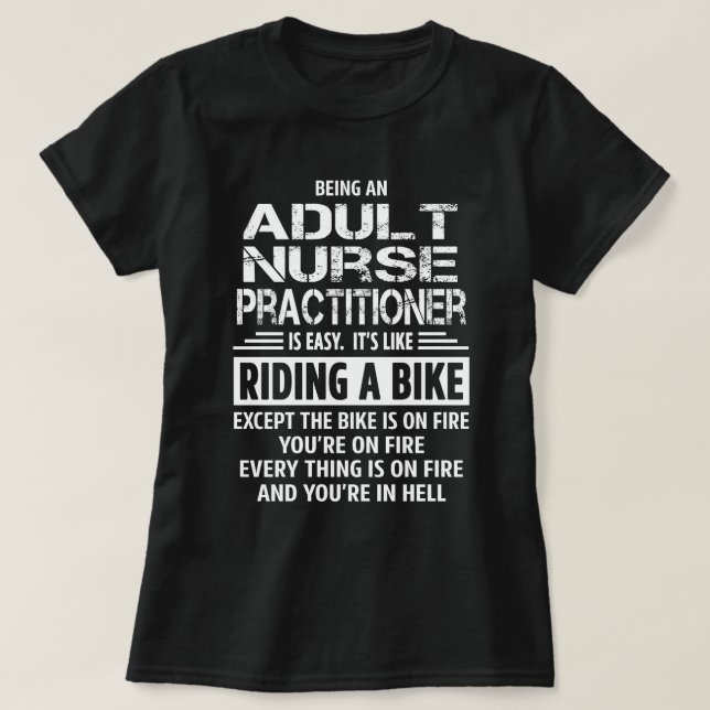 Adult Nurse Practitioner T-Shirt (Design Front)