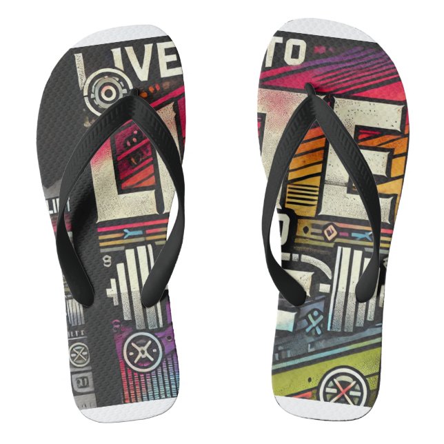 Adult Pair of Flip Flop,  sleeper Flip Flops (Footbed)