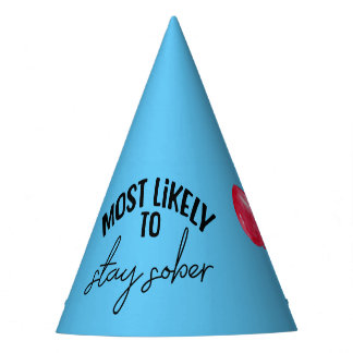 Adult Party Hats, Sober  Hat