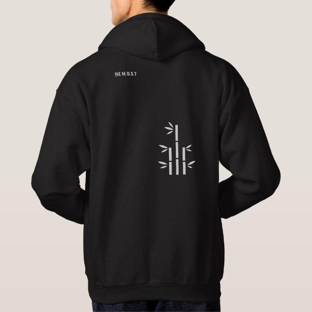Adult Pullover Hoodie( Black) (Back)