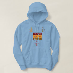 Adult Pullover Hoodie( Light Blue Vivid)