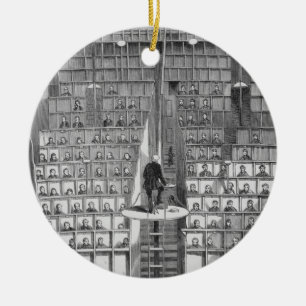 Adult School in the Chapel, on the Separate System Ceramic Tree Decoration