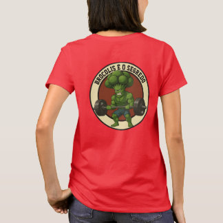 Adult Shirt Brocoli is Secret - Back