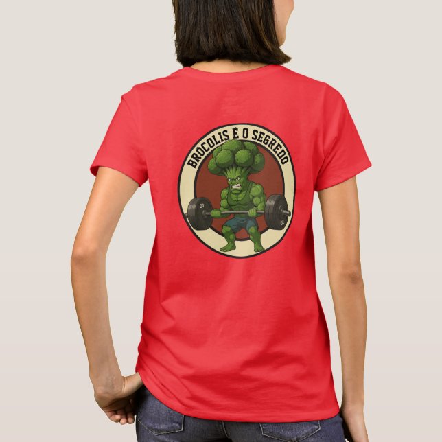 Adult Shirt Brocoli is Secret - Back (Back)