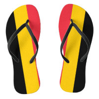 Adult Slim Straps with Flag of Belgium