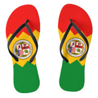 Adult Slim Straps with Flag of Los Angeles, USA