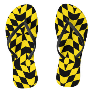 Adult Slim Straps with Flag of Munich Flip Flops