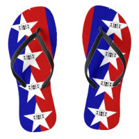 Adult Slim Straps with Flag of San Antonio, USA