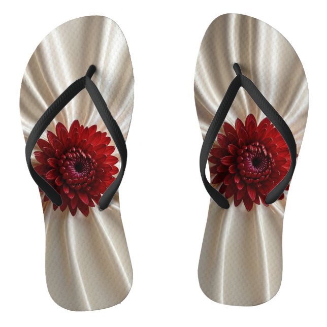 Adult Slim Straps with Japanase Colours Flip Flops (Footbed)