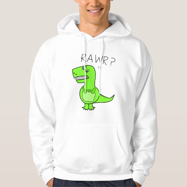 Adult T-Rex Hoodie (Front)