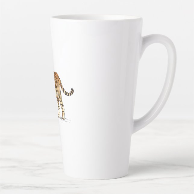 Adult Tiger Latte Mug (Right)