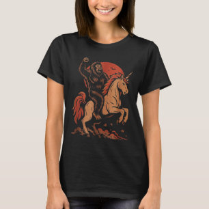 Adult Unicorn Shirt For Men Unicorn Sasquatch Bigf