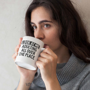 Adulting All Over The Place Coffee Mug