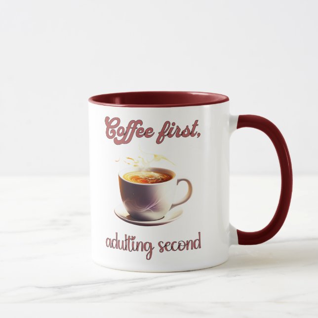 Adulting Coffee Mug (Right)