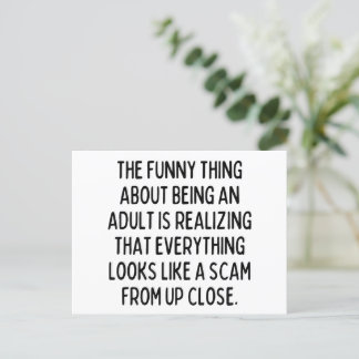 Adulting? I wouldn't recommend Postcard
