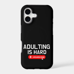 Adulting Is Hard Unsubscribe Customisable Quote