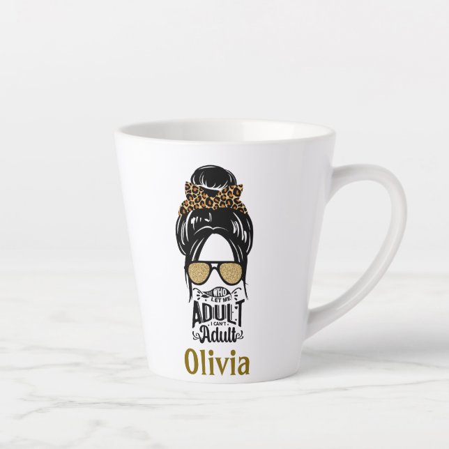 ADULTING LADY LATTE MUG (Right)