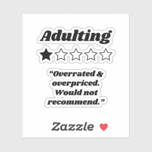 Adulting One Star Review