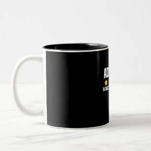 Adulting Overrated Two-Tone Coffee Mug