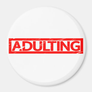 Adulting Stamp Magnet
