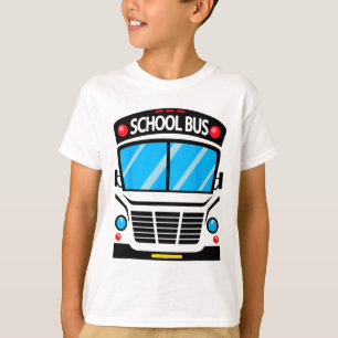 Adults And Kids School Bus Costume Halloween T-Shirt