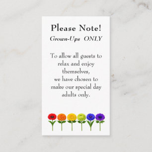 🌈 Adults‑Only Wedding Card Flourish Together