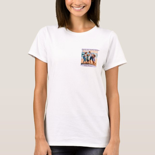 Adults White Family Tshirt  (Front)