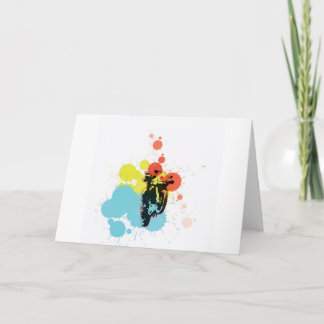 Adv Riding Colorfull Card
