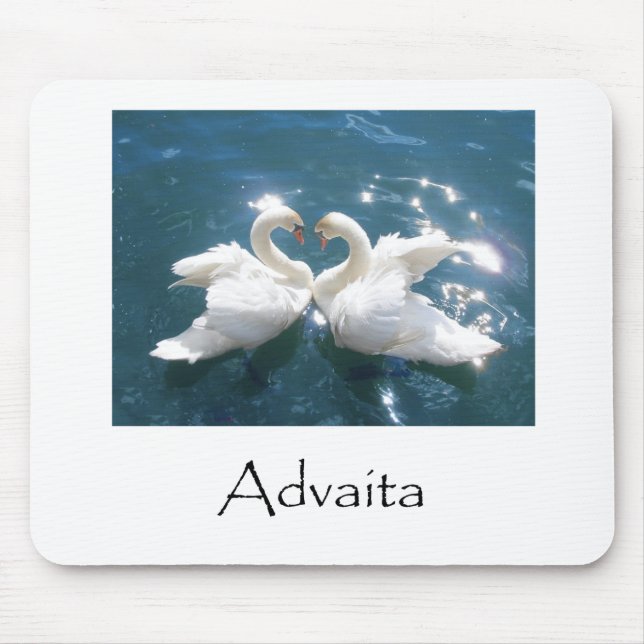 Advaita Swans Mouse Mat (Front)
