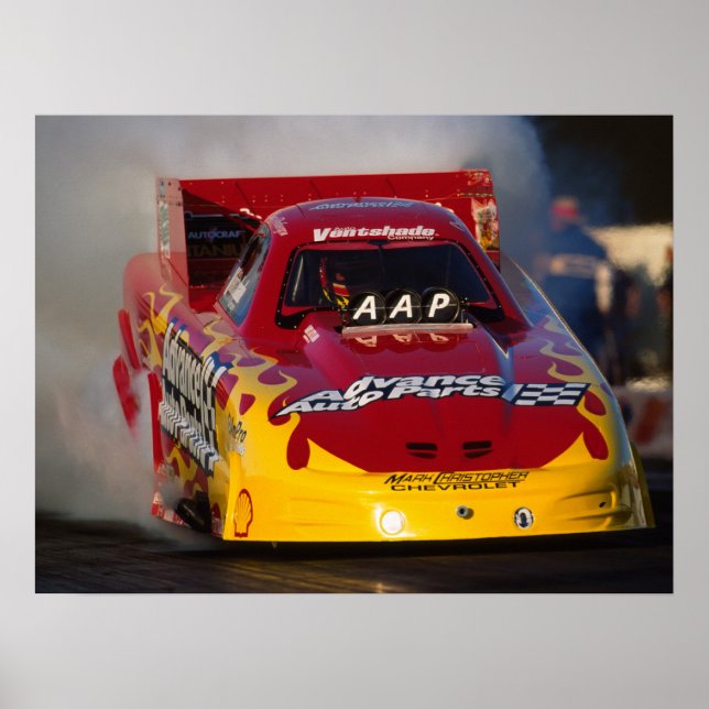 Advance Auto Parts Top Fuel Funny Car Print (Front)