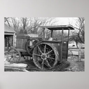 Advance Rumely Tractor, 1936 Poster
