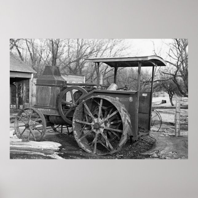 Advance Rumely Tractor, 1936 Poster (Front)